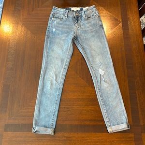 Jessica Simpson Kiss me Skinny Cuff Girls Jeans Size 10